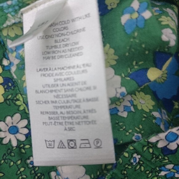 Free People Floral Blue and Yellow Maxi Skirt - Picture 10 of 13